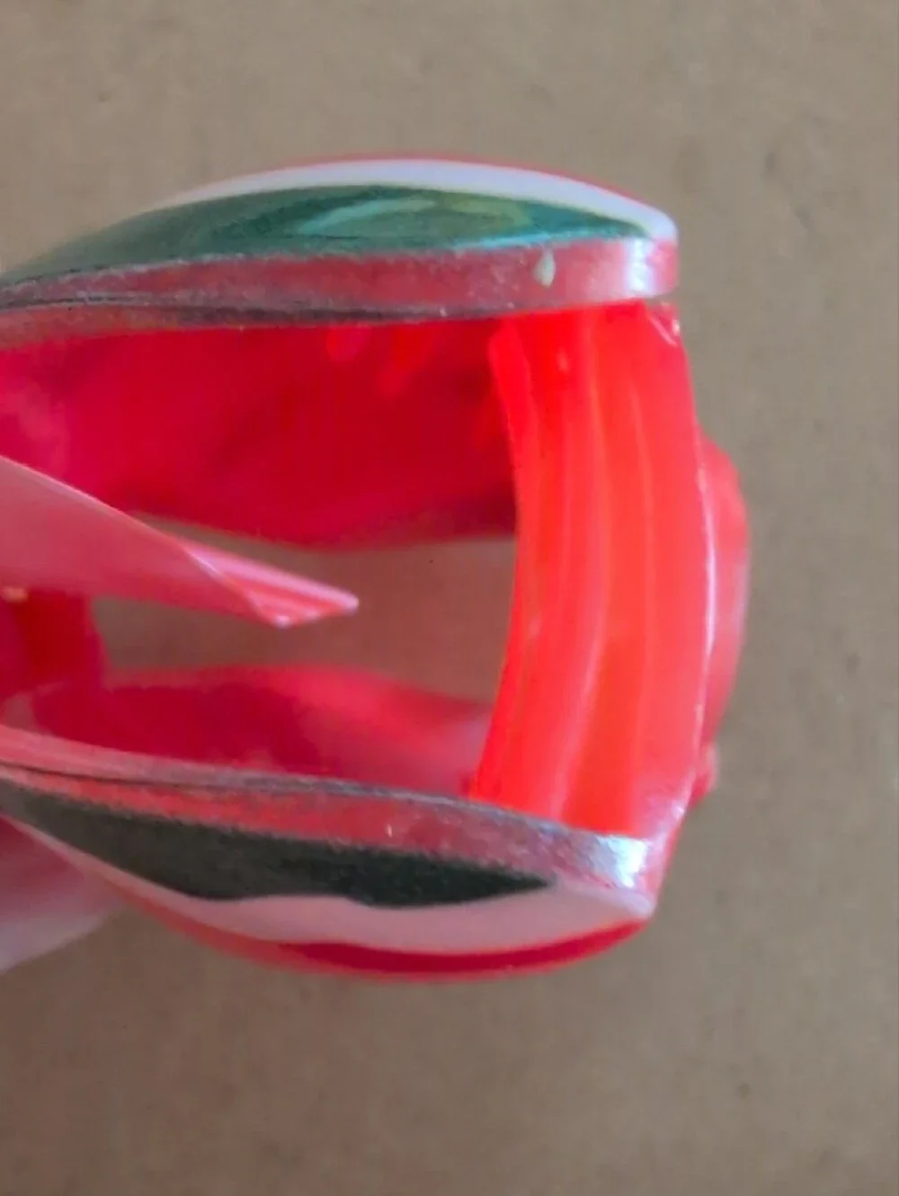 Watermelon Hair Clip - Red & Green